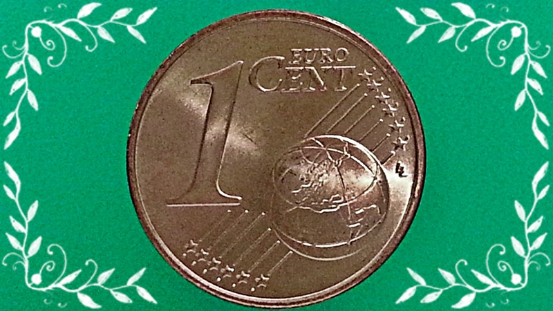 เหรียญ เงินตรา ประเทศ เยอรมนี Euro Cent (5 leaves oak tree - A, D, F, G, J) 2017(J)