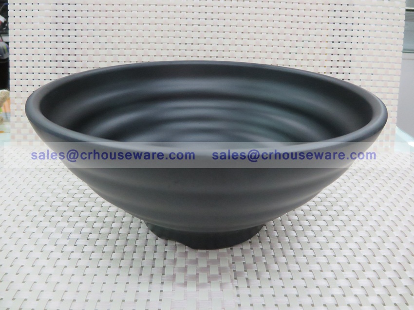 ชามราเมง ชามก๋วยเตี๋ยว ลายลอนใหญ่ 9 นิ้ว 017-PX-F166409