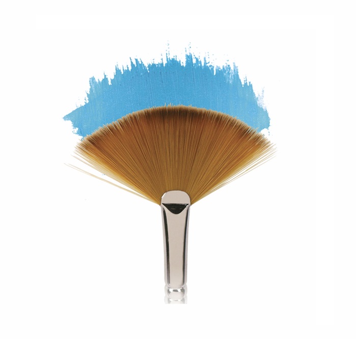 พู่กันสีน้ำ Winsor Cotman Series 888 พัด ด้ามยาว