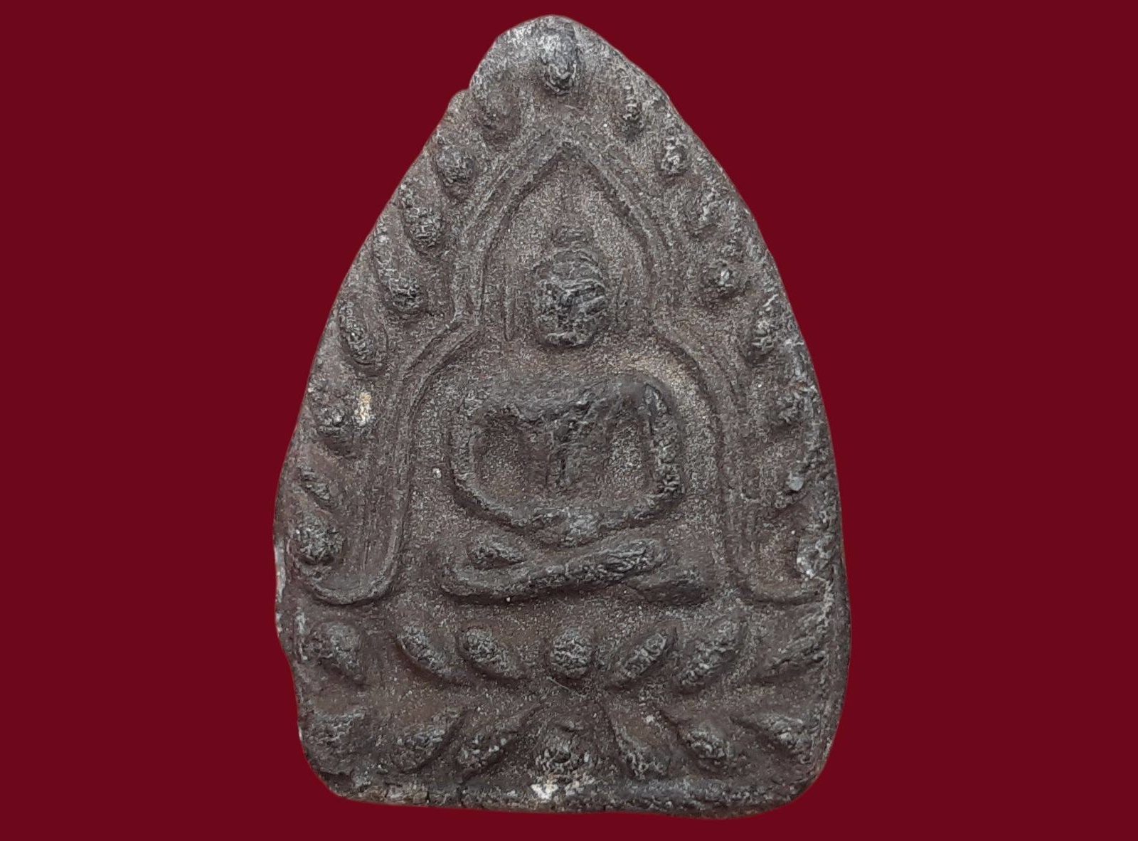 หลวงปู่บุญ วัดกลางบางแก้ว จ.นครปฐม พิมพ์เจ้าสัว เนื้อผงยาจินดามณี ฝังตะกรุดทองแดง 1 ดอก SHOW