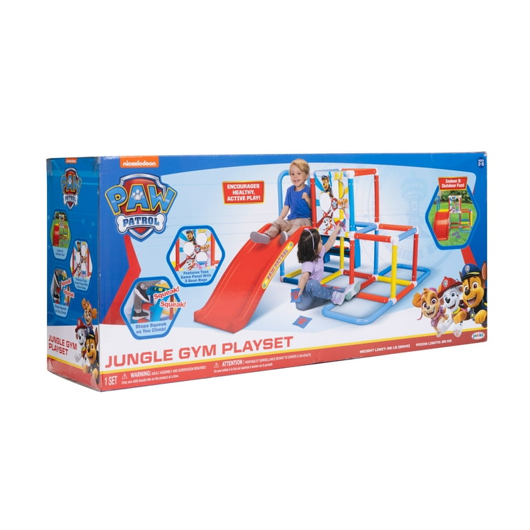 Paw Patrol Children’s Indoor and Outdoor Jungle Gym with Slide for Children Ages 2 to 6 Years