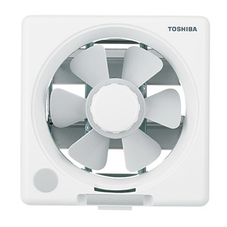 Toshiba พัดลมระบายอากาศ ใบพัด 8 นิ้ว รุ่น VF-20P สีเทา