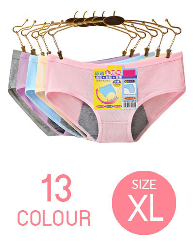 กางเกงชั้นในผู้หญิงใส่สบายมี 13สี รหัสA006-XL