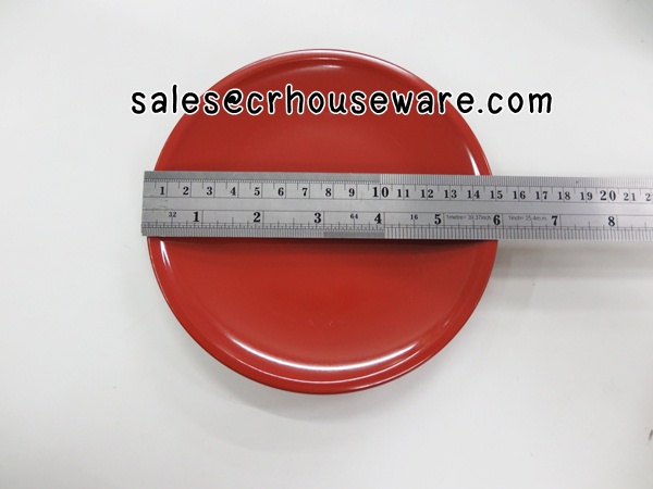 จานซูชิ SUSHI สีแดงเลือดนก 017-SB680-6-R