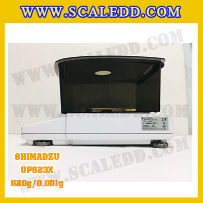 เครื่องชั่งดิจิตอล ทศนิยม 3 ตำแหน่ง รุ่น UP623X 620gx0.001g เครื่องชั่งละเอียดสูง620g เครื่องชั่งน้ำหนัก620g ตาชั่ง620กรัม พิกัดน้ำหนัก 620g ความละเอียด 0.001g ยี่ห้อ SHIMADZU รุ่น UP623X