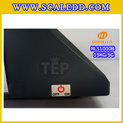 RLS1000B 15kg เครื่องชั่งคำนวณราคาดิจิตอลและพิมพ์สติ๊กเกอร์บาร์โค้ดรุ่น RLS1000B 15kg เครื่องชั่งดิจิตอล15kg เครื่องชั่งคำนวณราคา Pricing Label Scale เครื่องชั่ง15kg ความละเอียด 5g Rongta รุ่น RLS1000(ไม่มีคอเสา) (ผ่านตรวจรับรองจากสำนักกองชั่งตวงวัด)