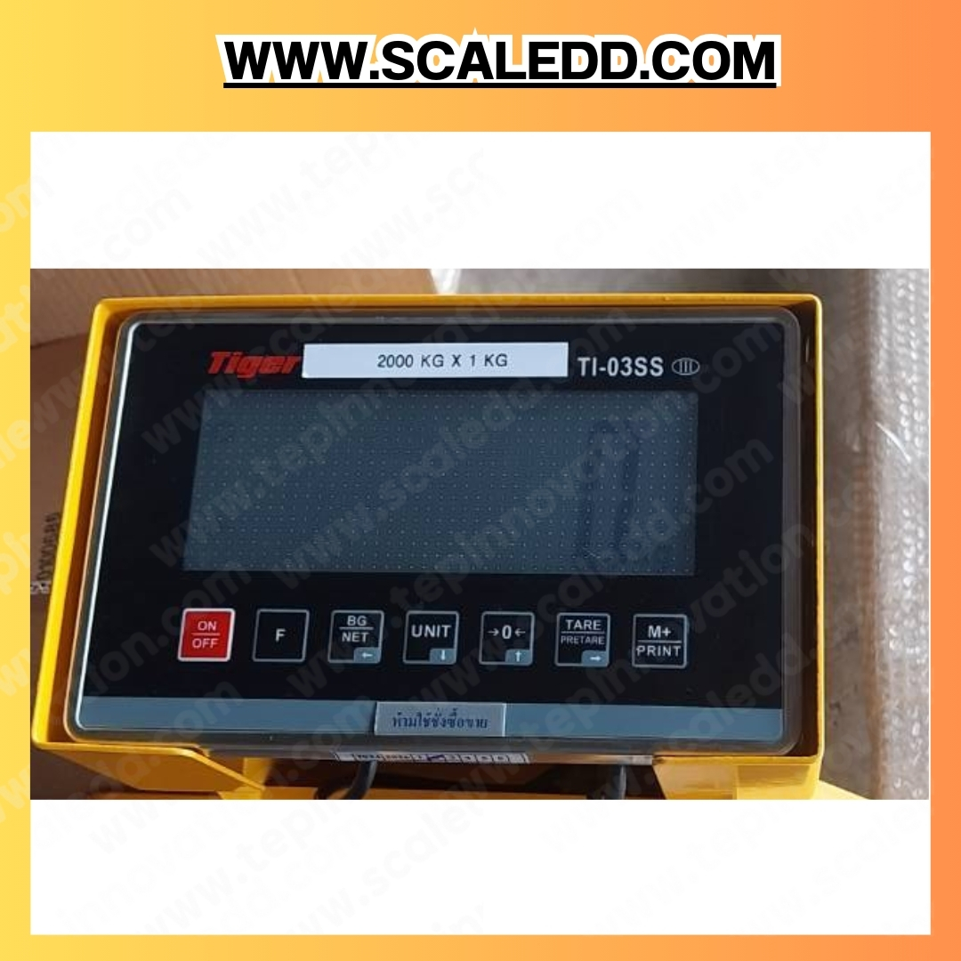 เครื่องชั่งน้ำหนักรถพาเลท เครื่องชั่งน้ำหนักสินค้ารถพาเลท เครื่องชั่งรถพาเลท 1000kg ค่าความละเอียด 500g ยี่ห้อ TIGER รุ่น THP-03