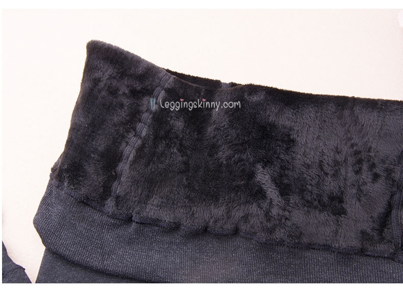 เลกกิ้งกันหนาวผ้าฝ้ายมีขนสัตว์ สำหรับสาวอ้วน สาวอวบ ไซส์ใหญ่ น้ำหนักไม่เกิน 90 กก.