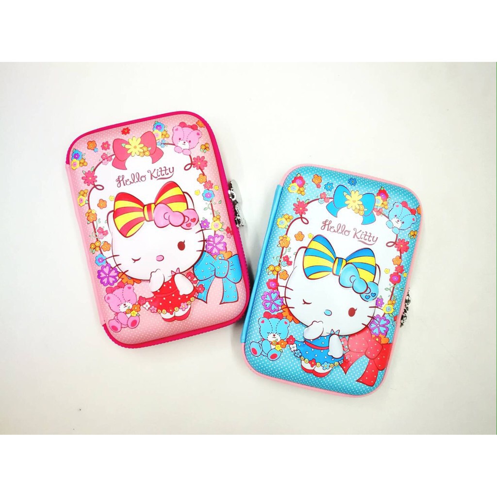 กล่องดินสอ เจ้าหญิงโซเฟีย ลายนูน 3 มิติ ลายคิตตี้สีอ่อน