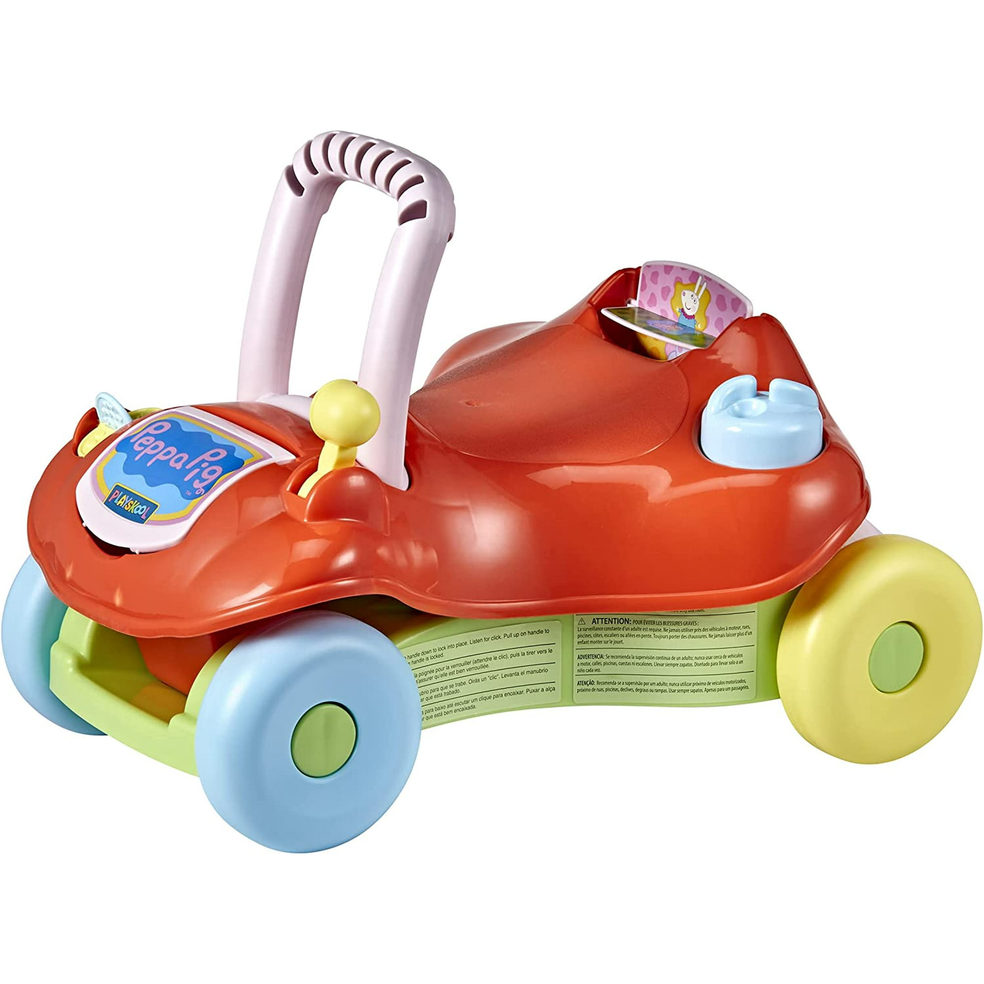 Playskool Step Start Walk ‘n Ride Peppa Pig Active 2-in-1 Ride-On and Walker