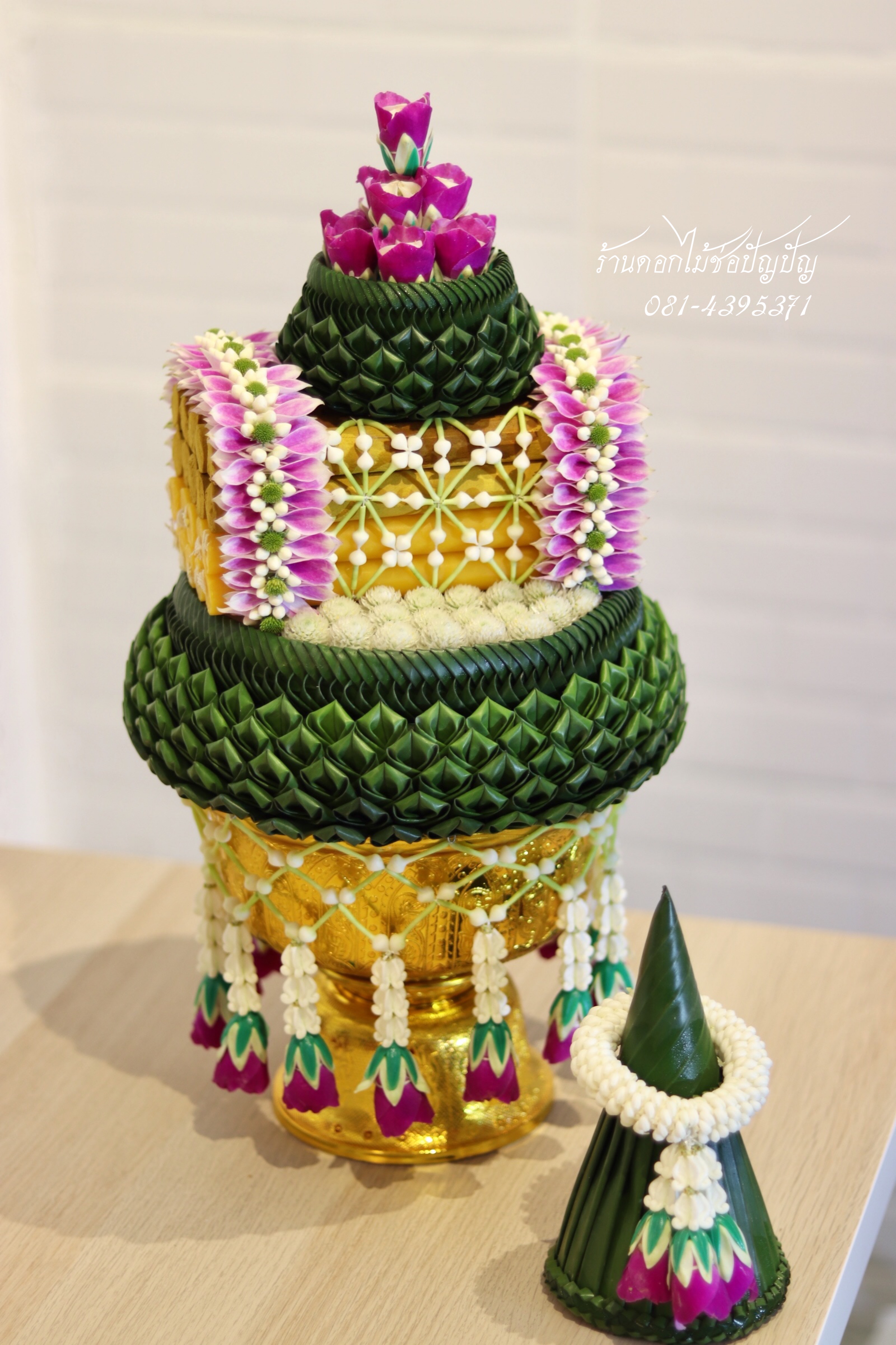 เครื่องบวชดอกไม้สด ชุดB6