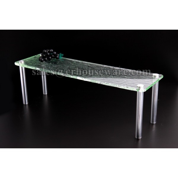 ชั้นอะคริลิกวางอาหาร Acrylic Displayware With Stand 005-TW-ADPW4-23