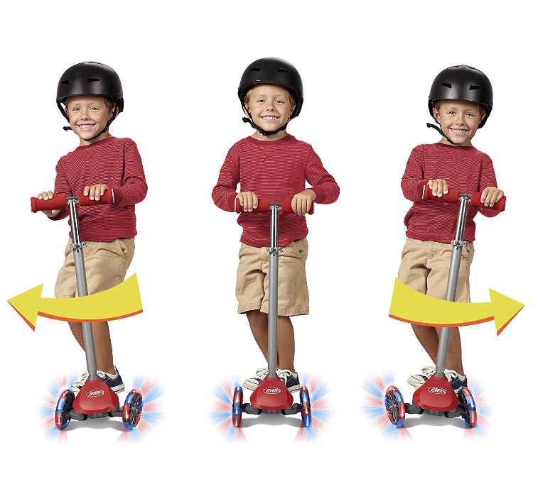 Radio Flyer Lean 'N Glide with Light-Up 3-Wheels Scooter