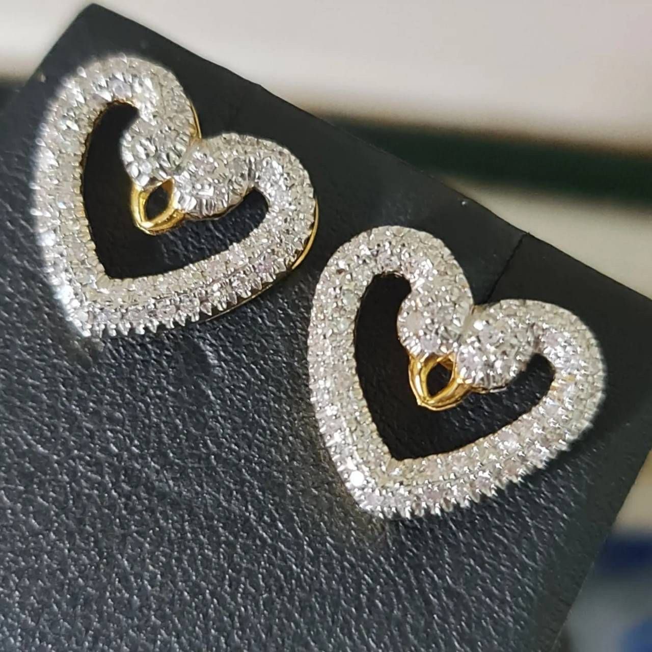 พร้อมส่งและสั่งผลิตต่างหูเพชรแท้หงษ์ใหญ่คู่ แต่งงาน หมั้น ใส่เที่ยว ออกงาน ทองคำ 9K เพชรแท้ 0.45 กะรัต ราคาถูกมาก ส่งฟรี