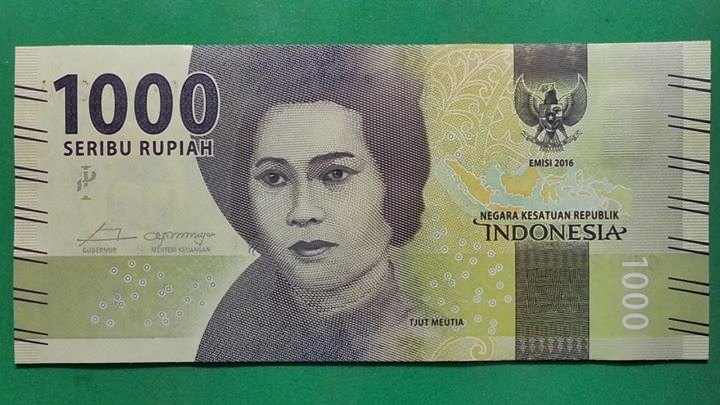 ธนบัตร ประเทศ อินโดนีเซีย Rupiah 2016 สภาพไม่เคยผ่านการใช้ (UNC)