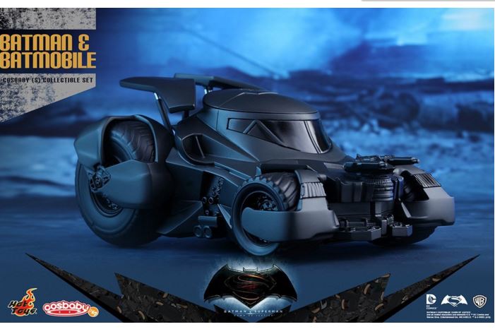 HOTTOYS - Batman v Superman: Dawn of Justice - Cosbaby Batman&Batmobile