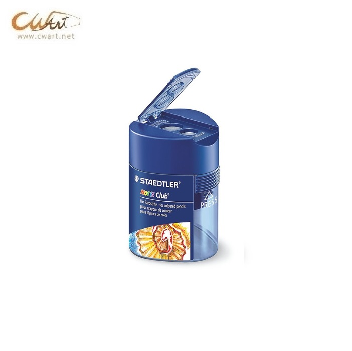 Staedtler 512F Double-Hole Tub Sharpener Noris Triangular Design