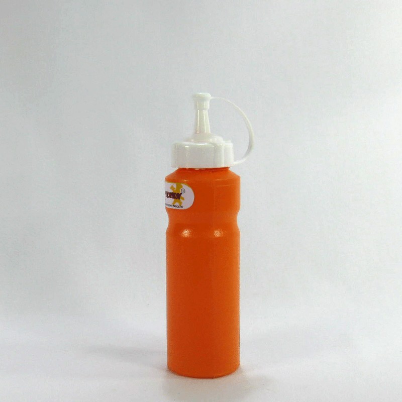 ขวดคัทช็อพ 9040 สีส้ม 250 มล. ( ขวดซอส )