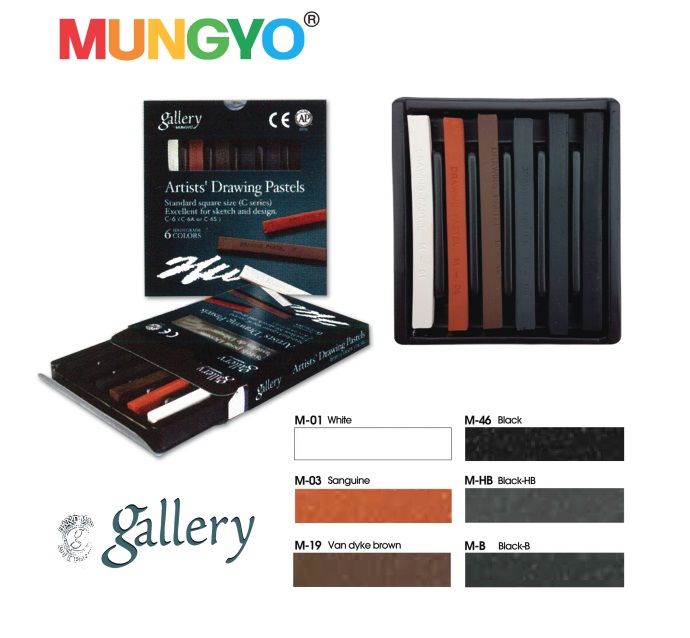 ชุดสีชอล์ค Mungyo 6สี