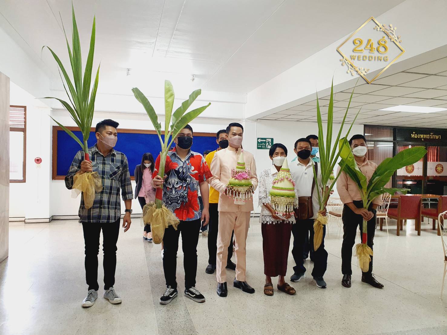 รับจัดขบวนขันหมาก ชุดพานขันหมากเอก-โท