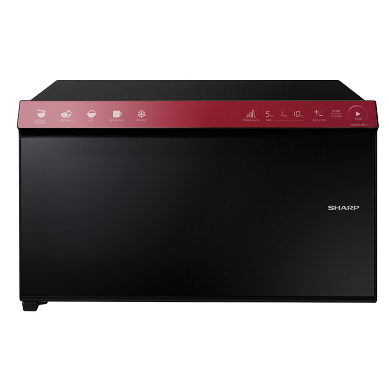 SHARP ไมโครเวฟ ขนาด 22 ลิตร ระบบสัมผัส Top Control รุ่น R-29D1(R) สีแดง