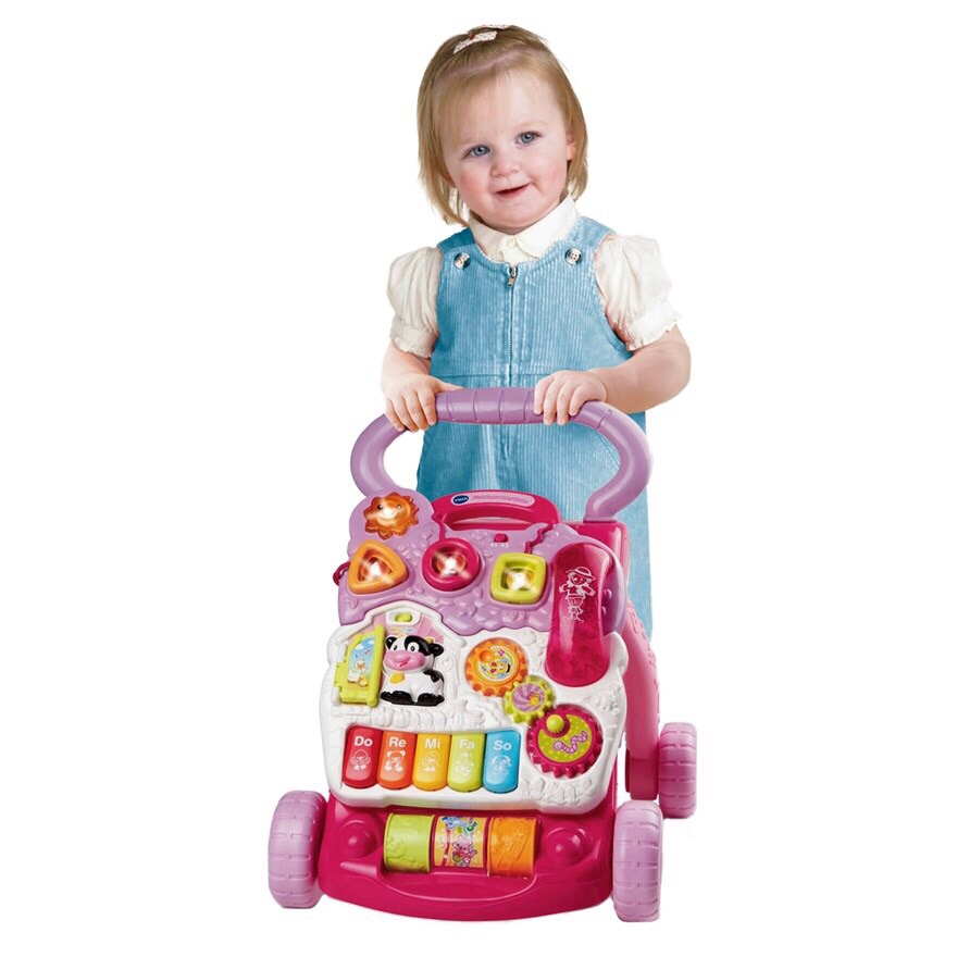 รถผลักเดิน Vtech - Sit to Stand Learning Walker สีชมพู