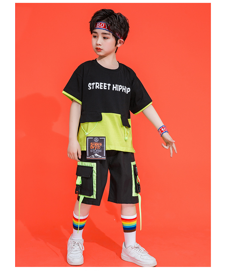 พร้อมส่ง***ชุดเต้น ชุดแดนซ์ : เซ็ตเสื้อสีเขียวนีออน +กางเกง/กระโปรง