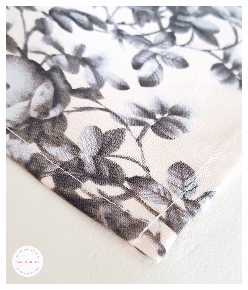 Vintage Floral Placemat ผ้ารองจาน ลายดอกไม้