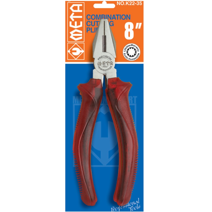คีมปากจิ้งจก META 8" No.22-35 ขายส่ง @ 120 บาท 02-7374802-3