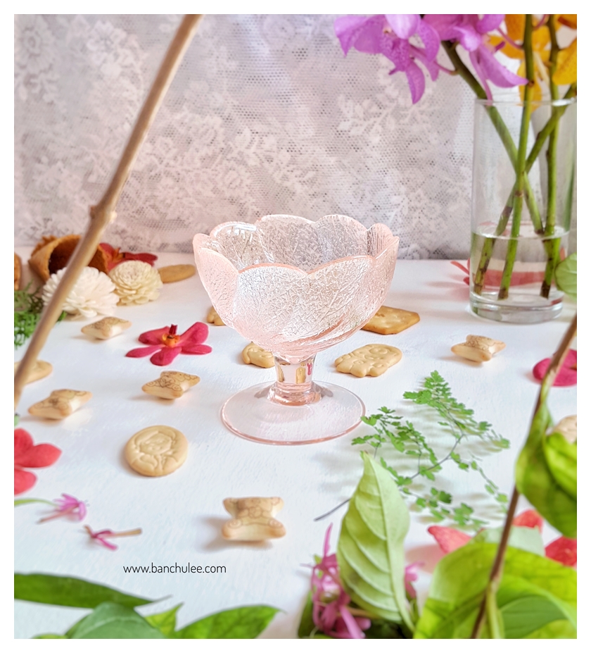 Ice Cream Glass Cup - Light Pink