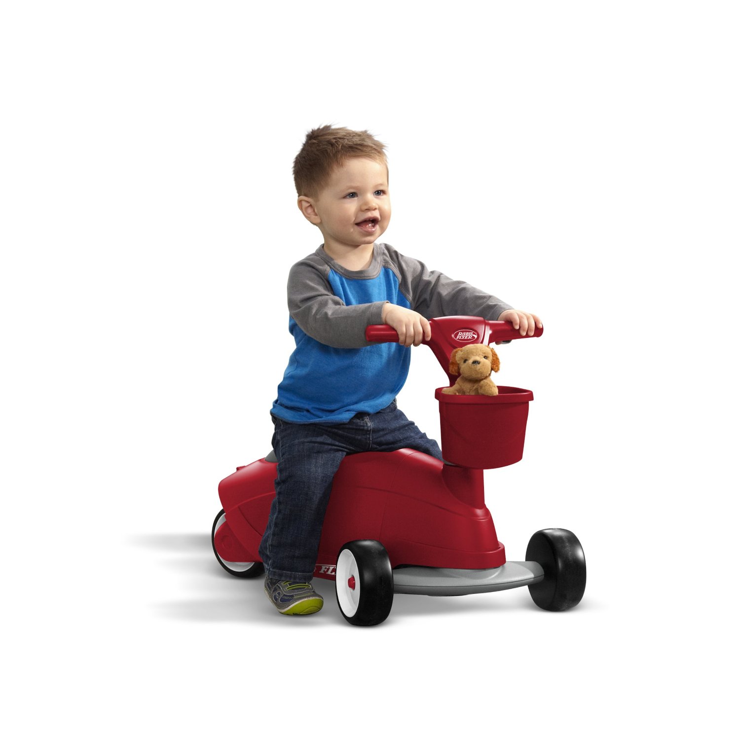 รถรุ่นใหม่เป็นทั้งขาไถและสกู้ตเตอร์ Radio Flyer Ride 2 Glide Ride On