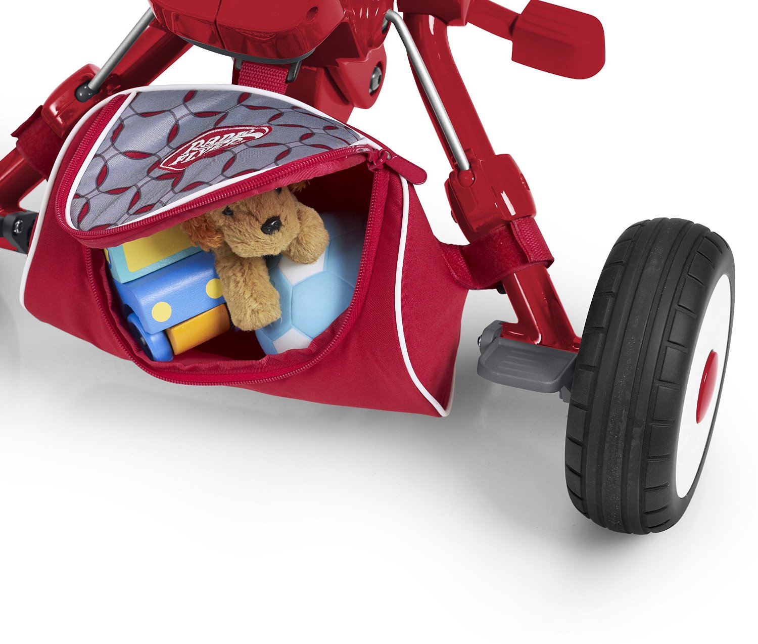 จักรยาน Radio Flyer EZ Fold Stroll 'N Trike Ride On, Red
