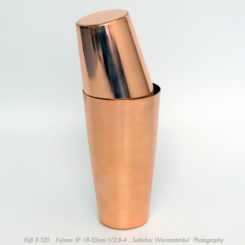 บอสตันเชคเกอร์สเตนเลสสีทองแดง ขนาด 18/28 ออนซ์