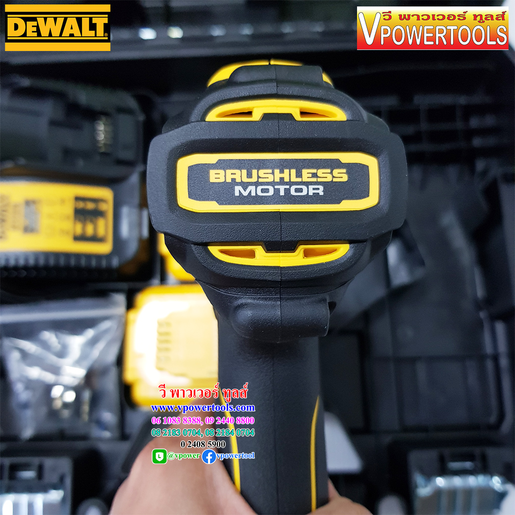 DeWALT สว่านกระแทกไร้สาย 20V มอเตอร์ BL รุ่น DCD709L2-B1 (มาแทน DCD796MN, DCD776C2A🎉