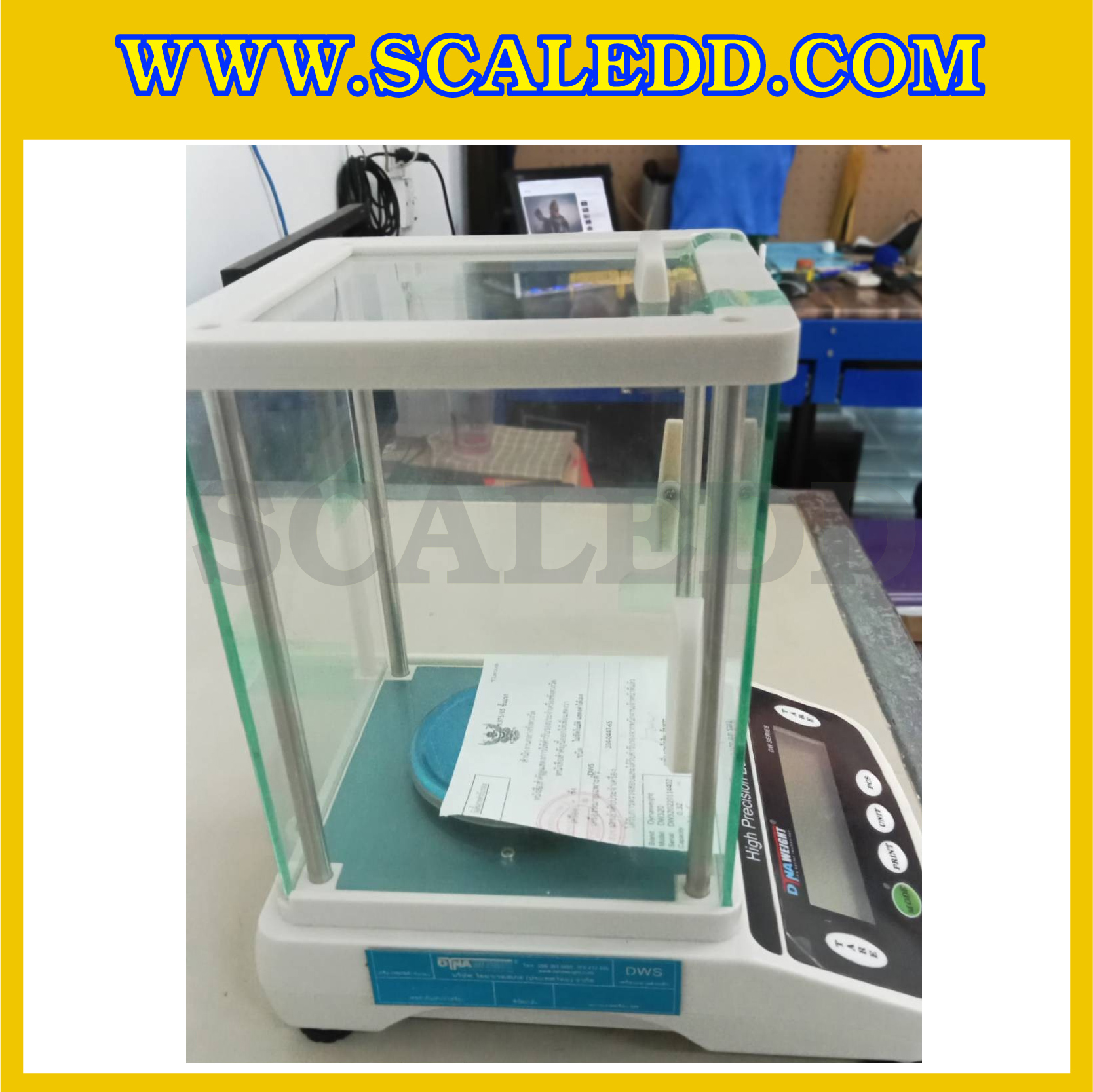 เครื่องชั่งละเอียดสูง320กรัม เครื่องชั่งน้ำหนักดิจิตอล320g เครื่องชั่งทศนิยม 3 ตำแหน่ง ตาชั่ง320g ความละเอียด 0.001g DynaWeight รุ่น DW320