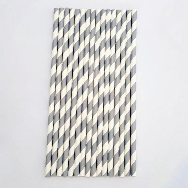 หลอดกระดาษคละลาย ขนาด 5 มิล ยาว 19.5 ซม. ( 500 ชิ้น )