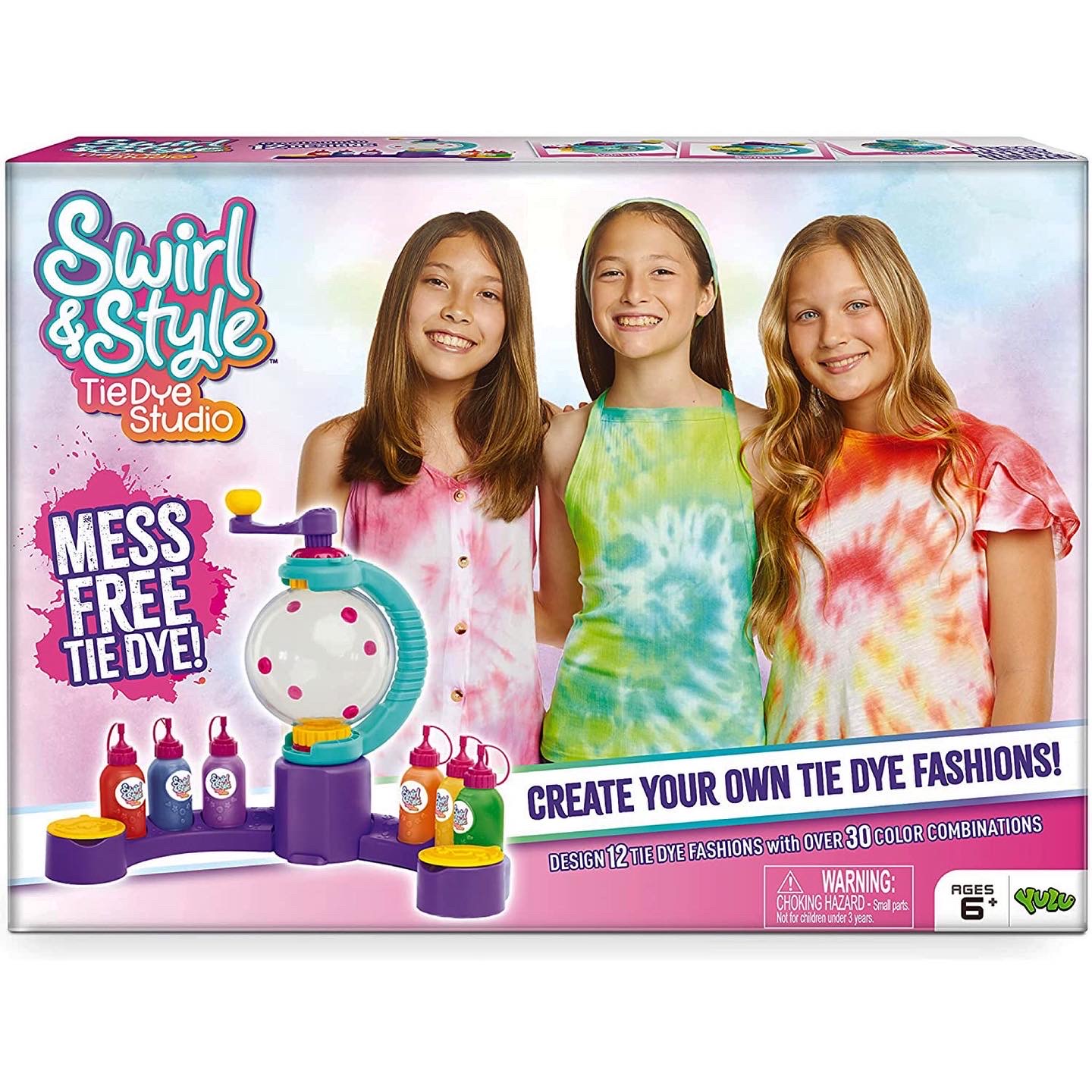 อุปกรณ์ย้อมสีลายบาติก Swirl and Style Tie Dye Studio - Tie Dye Creations - DIY Patterns