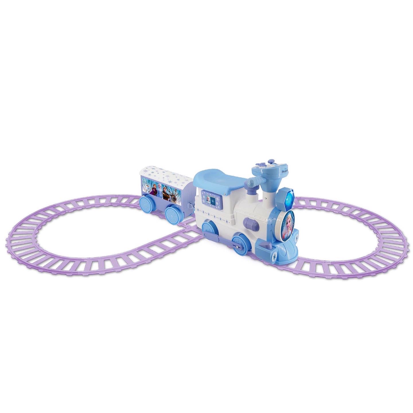 รถไฟแบตเตอรี่พร้อมราง Disney Frozen 6-Volt Powered Train with Tracks and Caboose
