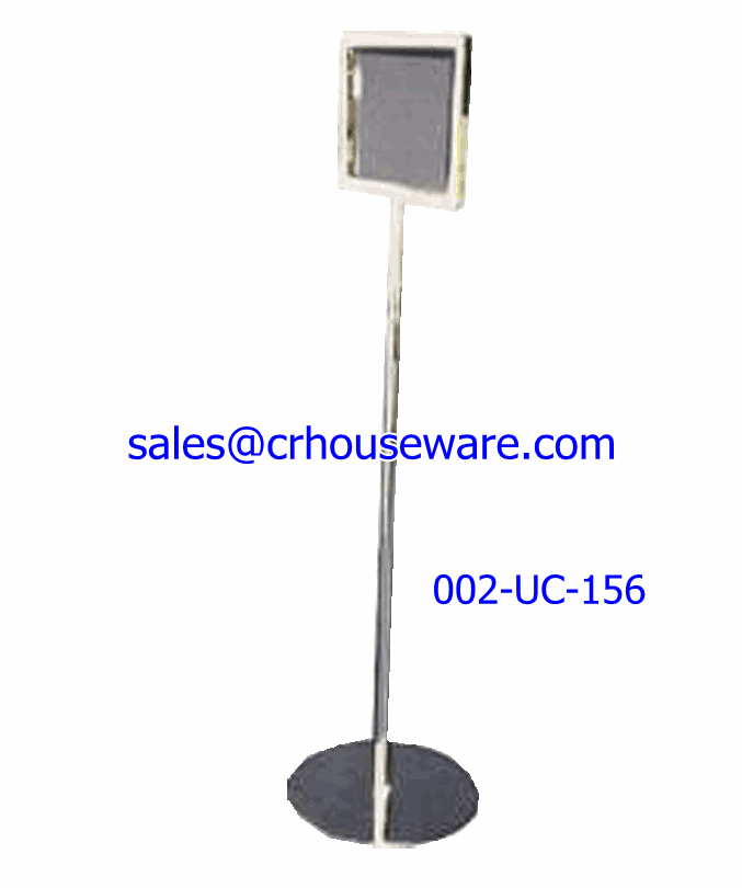 ป้ายเสียบกระดาษ Stainless Sign Stand 002-UC-156