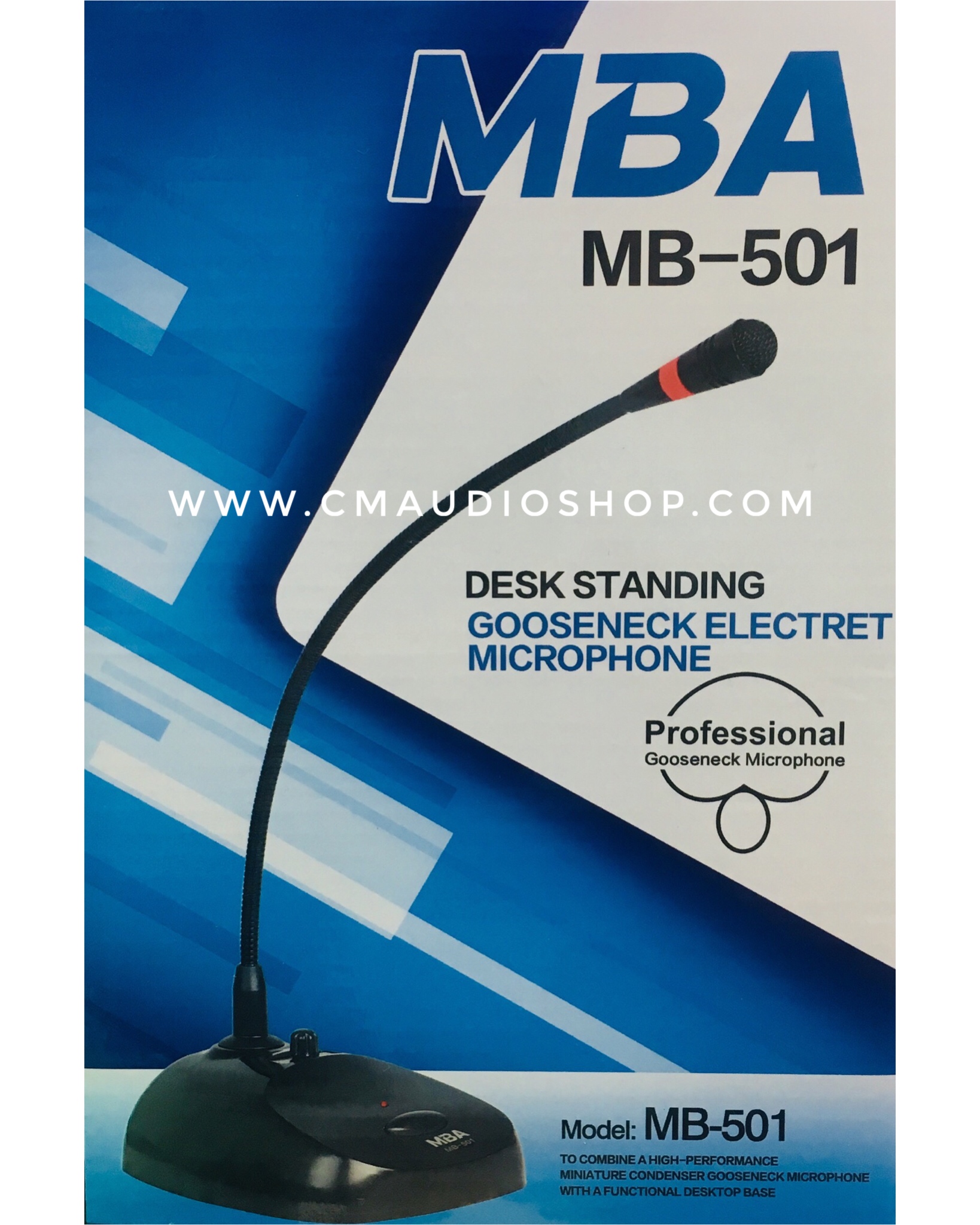 ไมค์ประชุม MBA MB-501 (แบบคอสั้น)
