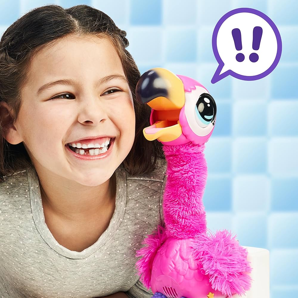 นกฟลามิงโกฝึกขับถ่ายขนาดพิเศษ Little Live Pets Gotta Go S2 Flamingo Value Pack