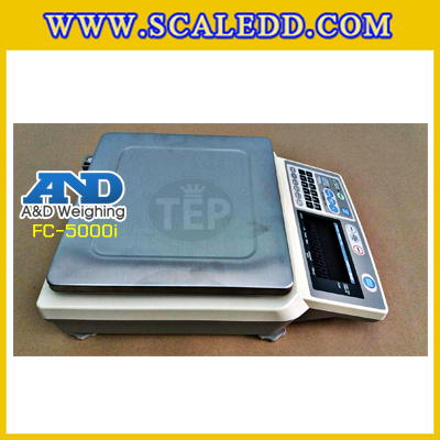 เครื่องชั่งดิจิตอล 5000g ตาชั่ง5000กรัม เครื่องชั่งนับจำนวน 5kg เครื่องชั่งน้ำหนัก5000g ยี่ห้อ AND รุ่น FC-5000i พิกัด 5kg ค่าละเอียด 0.5g