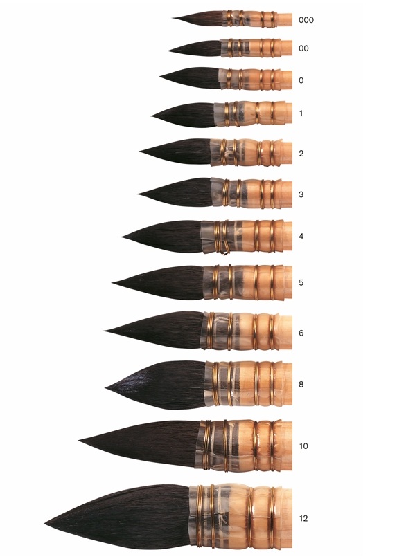 พู่กันมัดลวดขนกระรอก Winsor & Newton Pure Squirrel