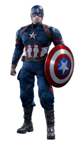 HOTTOYS - Captain America : Civil War - Captain America (Rare Item)
