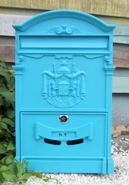 ตู้จดหมายทรงยุโรป European mail box style.,ตู้จดหมายวินเทจ