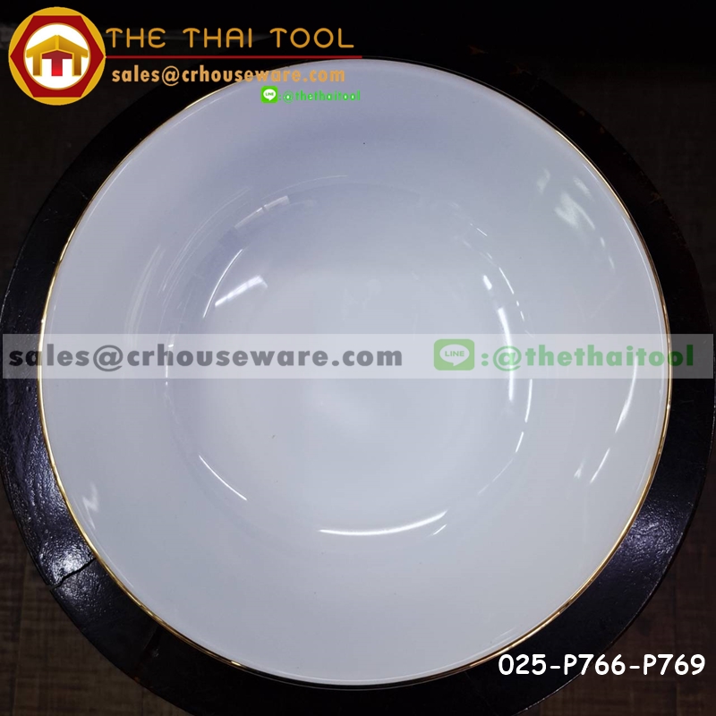 ชามซุปเนื้อมุก ลาย Pearl Design Dinner