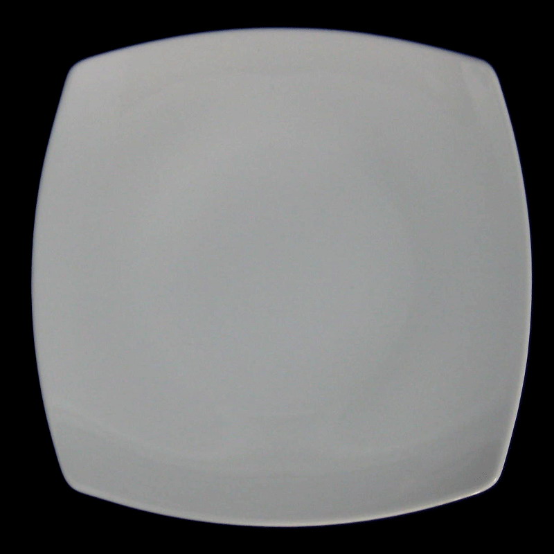 จานเหลี่ยมญี่ปุ่น 26 ซม. ( 10 นิ้ว ) # 4101 ยี่ห้อ Royal porcelain (รอยัล พอร์ซเลน )