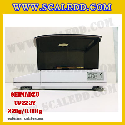 เครื่องชั่งดิจิตอล ทศนิยม 3 ตำแหน่ง รุ่น UP223Y 220gx0.001g เครื่องชั่งละเอียดสูง220g เครื่องชั่งน้ำหนัก220g ตาชั่ง220กรัม พิกัดน้ำหนัก 220g ความละเอียด 0.001g ยี่ห้อ SHIMADZU รุ่น UP223Y