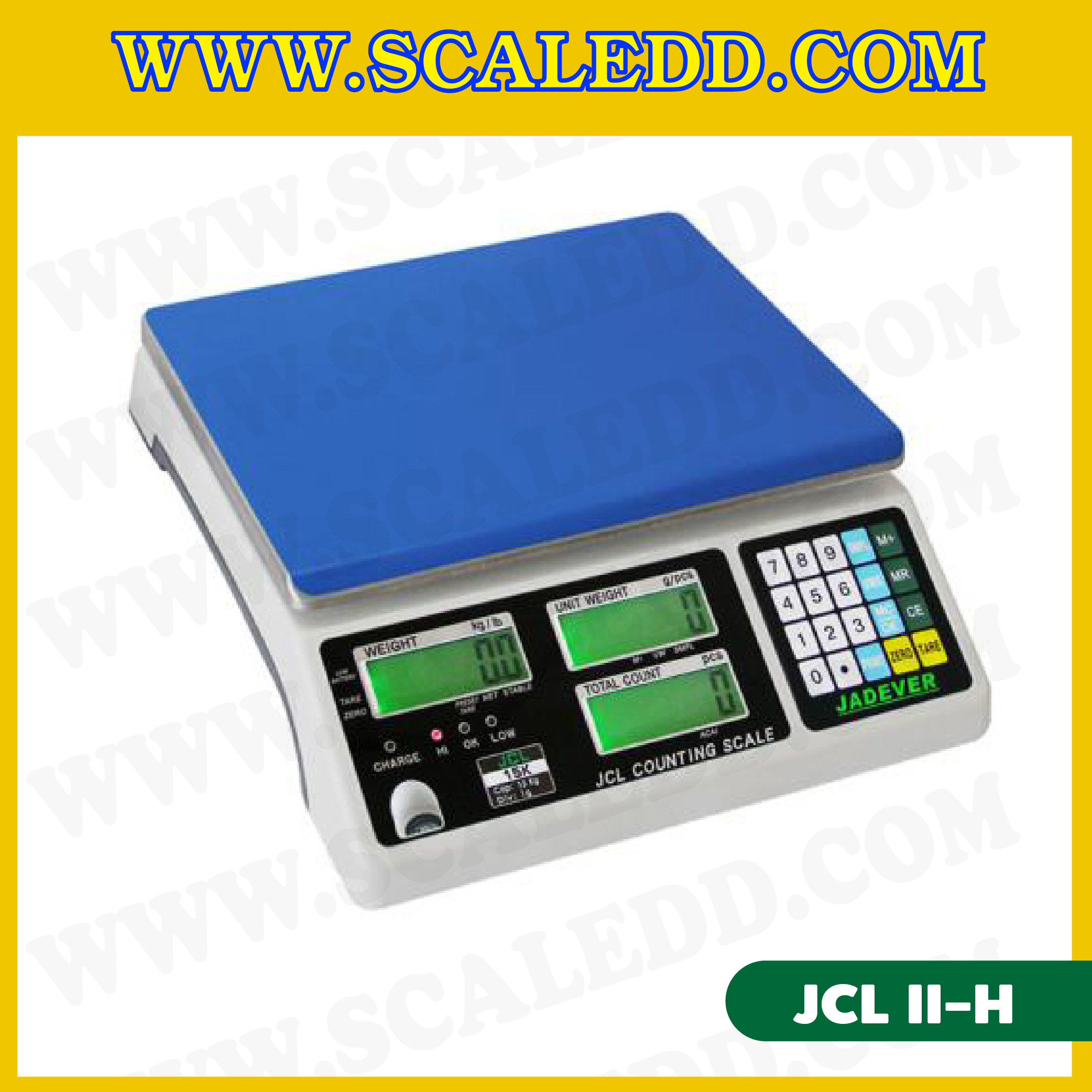 เครื่องชั่งดิจิตอล เครื่องชั่งนับจำนวน นับชิ้นงาน ยี่ห้อ JADEVER รุ่น JCL II-H