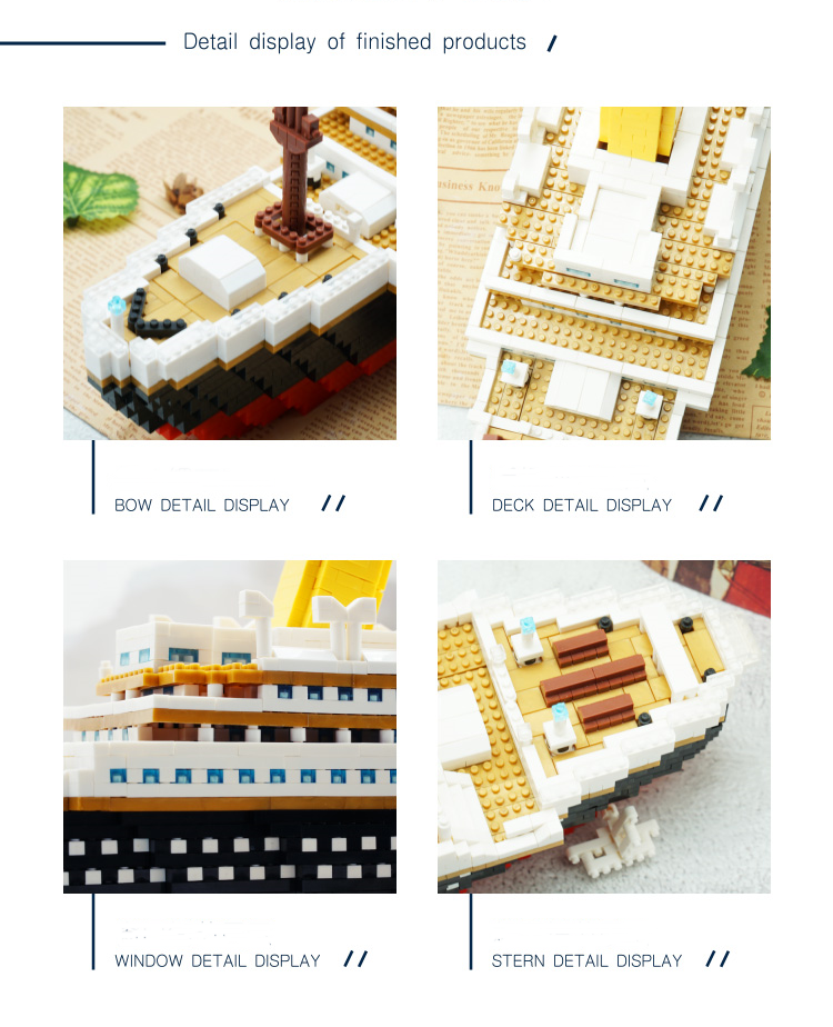 เลโก้นาโน Titanic(เรือไททานิค) Size Jumbo